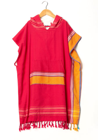 Surf Ponchito lined Ruby Kids