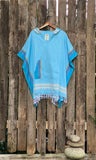 Surf Poncho Top Adult Multicolor
