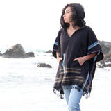 fair trade 100% cotton beach poncho