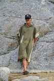 Surf Poncho Moss Lined