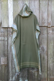 Surf Poncho Moss Lined