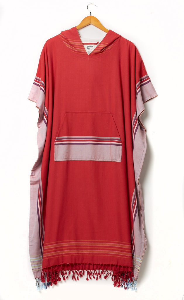Surf Poncho Cardamon Lined Surf Poncho Cardamon Lined