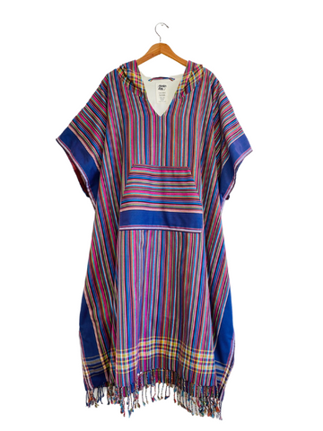 Electriblue Lined Surf Poncho