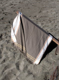 100% cotton lightweight beach towel army green